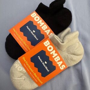 Bombas Merino Wool Blend Socks Size S - 2 pairs